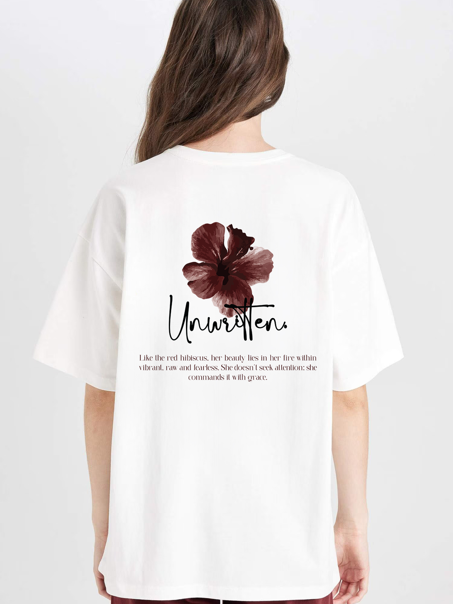 Red Hibiscus Tshirt
