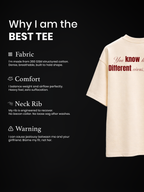 Same Clown Unisex Off-White Oversized T-Shirt