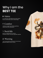 Sacred Fury Unisex Off-White Oversized T-Shirt