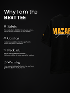 The Unapologetic Unisex Black Oversized Tshirt