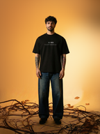 The Ritual Unisex Black Oversized T-Shirt