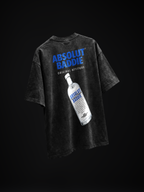 The Absolut Baddie Unisex Black Acid Wash Tshirt