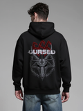 Cursed Soul Unisex Black Oversized Fit Fleece Hoodie