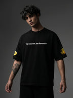 Holy Havoc Unisex Black Oversized T-Shirt