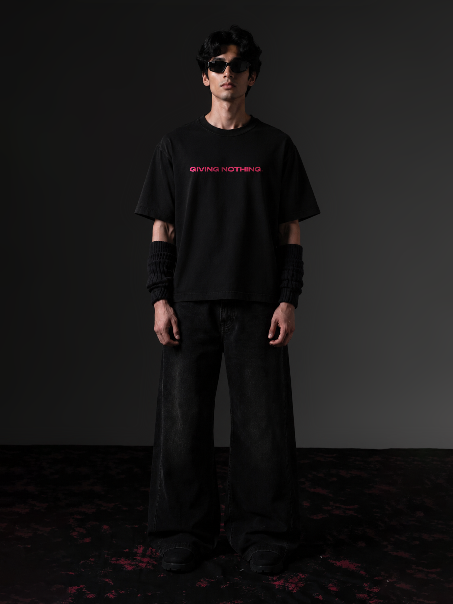 The Millennials Unisex Black Oversized T-Shirt