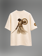 The Dharamveer Unisex Off-White Oversized T-Shirt