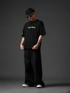 The Baddiemeister Unisex Black Oversized T-Shirt