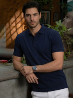 Classic Navy-Blue Unisex Polo