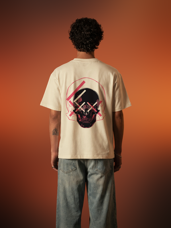 Cold Memory Unisex Off-White Oversized T-Shirt