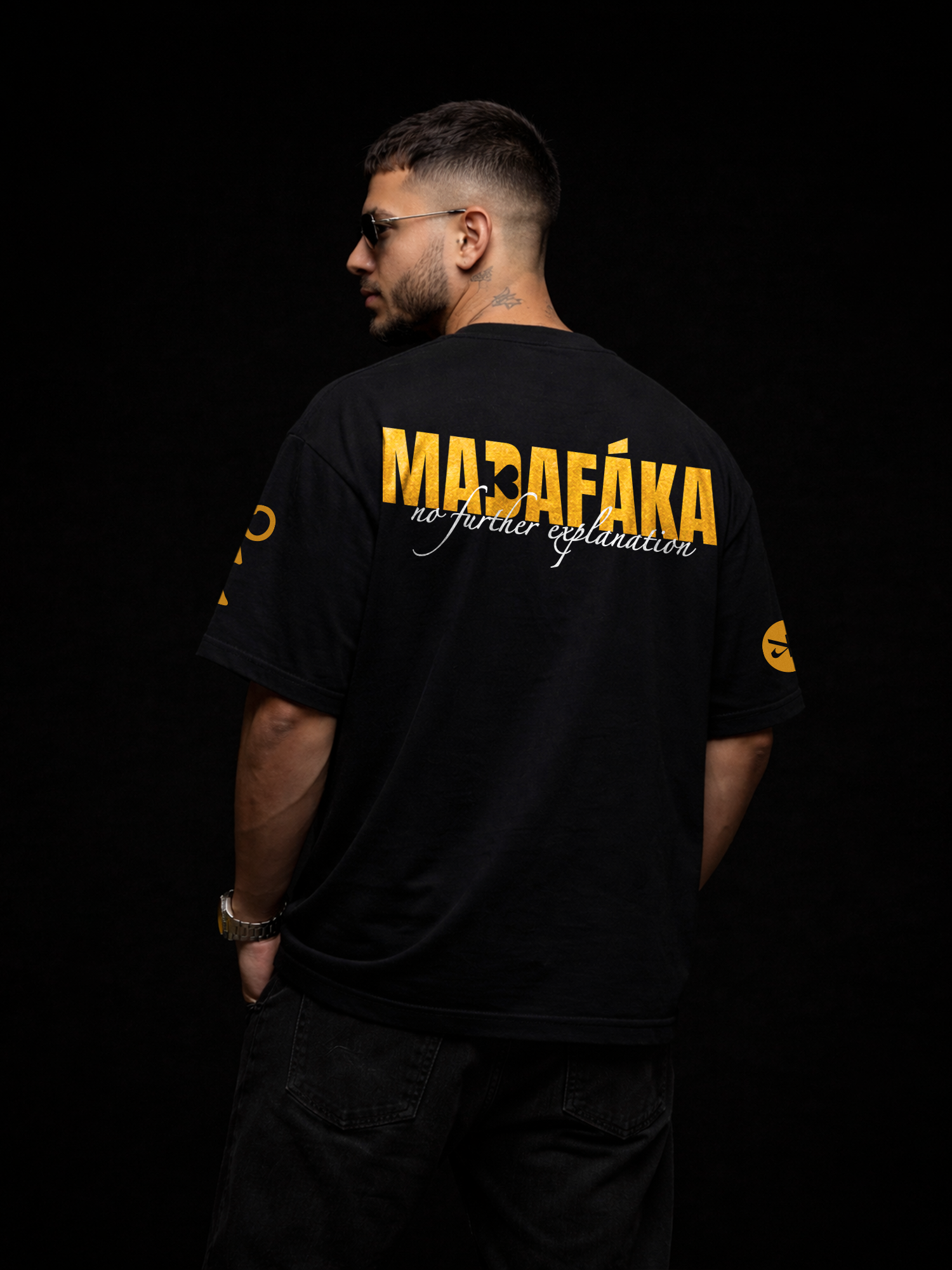 The Unapologetic Unisex Black Oversized Tshirt