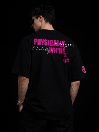 The Deluxe Disorder Unisex Black Oversized T-Shirt