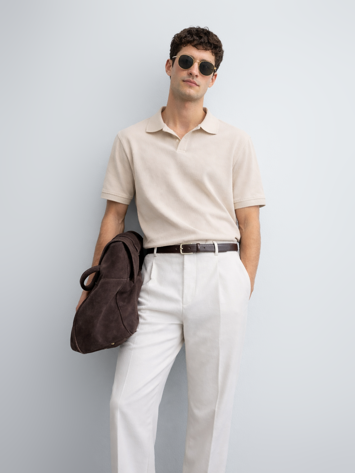 Classic Beige Unisex Polo