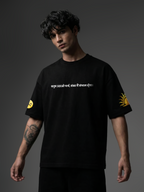 Holy Havoc Unisex Black Oversized T-Shirt