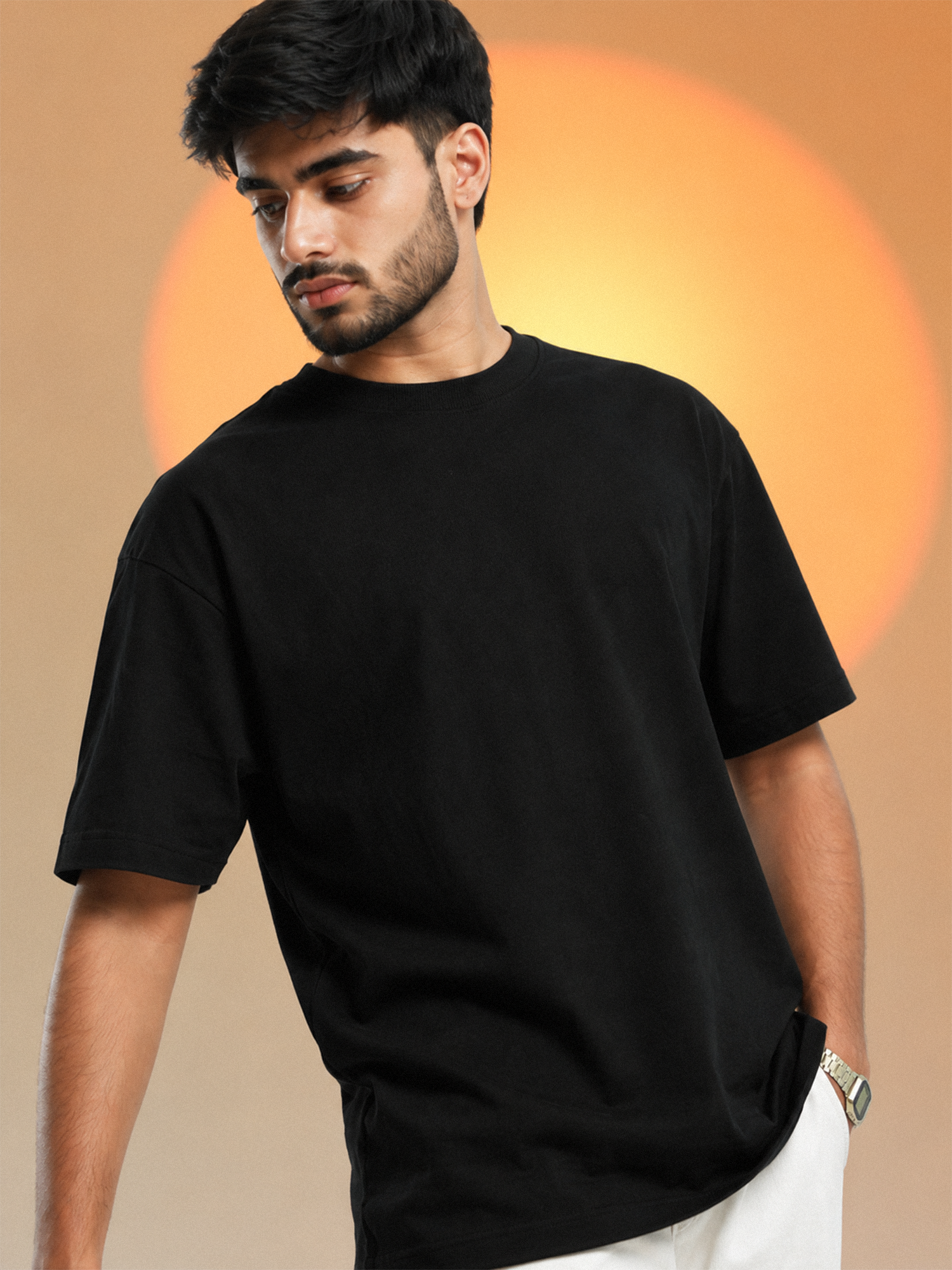 Classic Black Unisex Oversized T-Shirt