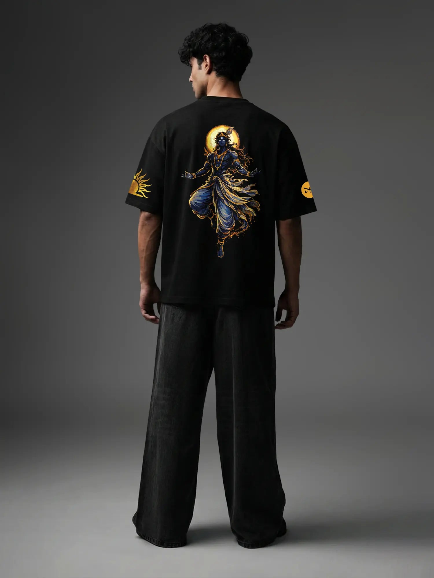 Holy Havoc Unisex Black Oversized T-Shirt