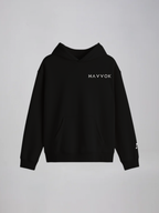 Classic Black Oversized Fit Fleece Hoodie