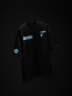 The Pardon Unisex Black Oversized Tshirt