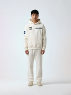 The Fate Unisex Off White Oversized Fit Fleece Hoodie