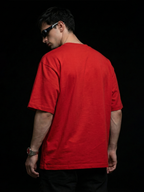 Classic Red Unisex Oversized T-Shirt
