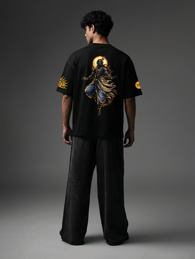 Holy Havoc Unisex Black Oversized T-Shirt