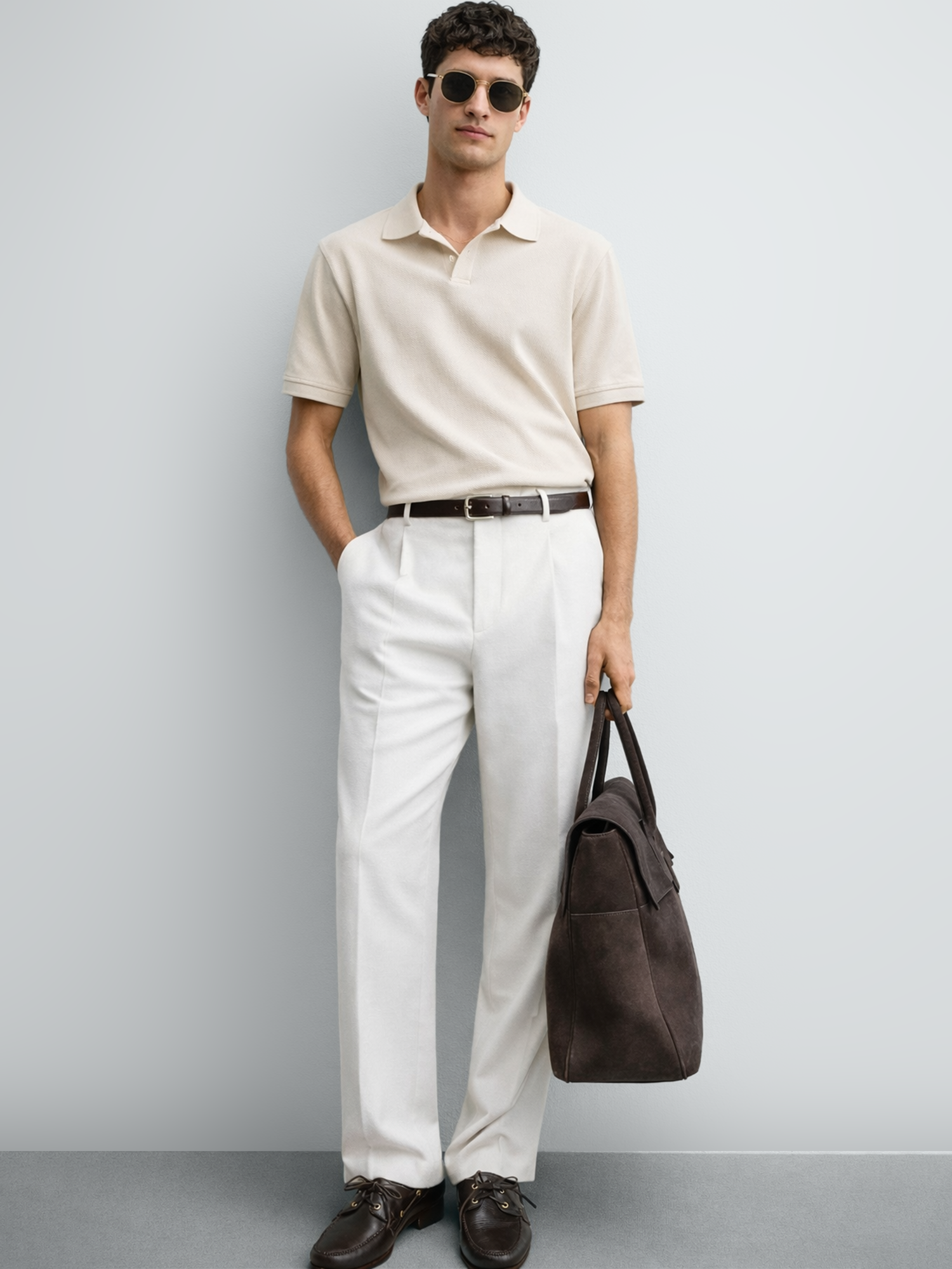 Classic Beige Unisex Polo