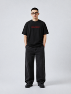 Going To Hell Unisex Black Oversized Tshirt