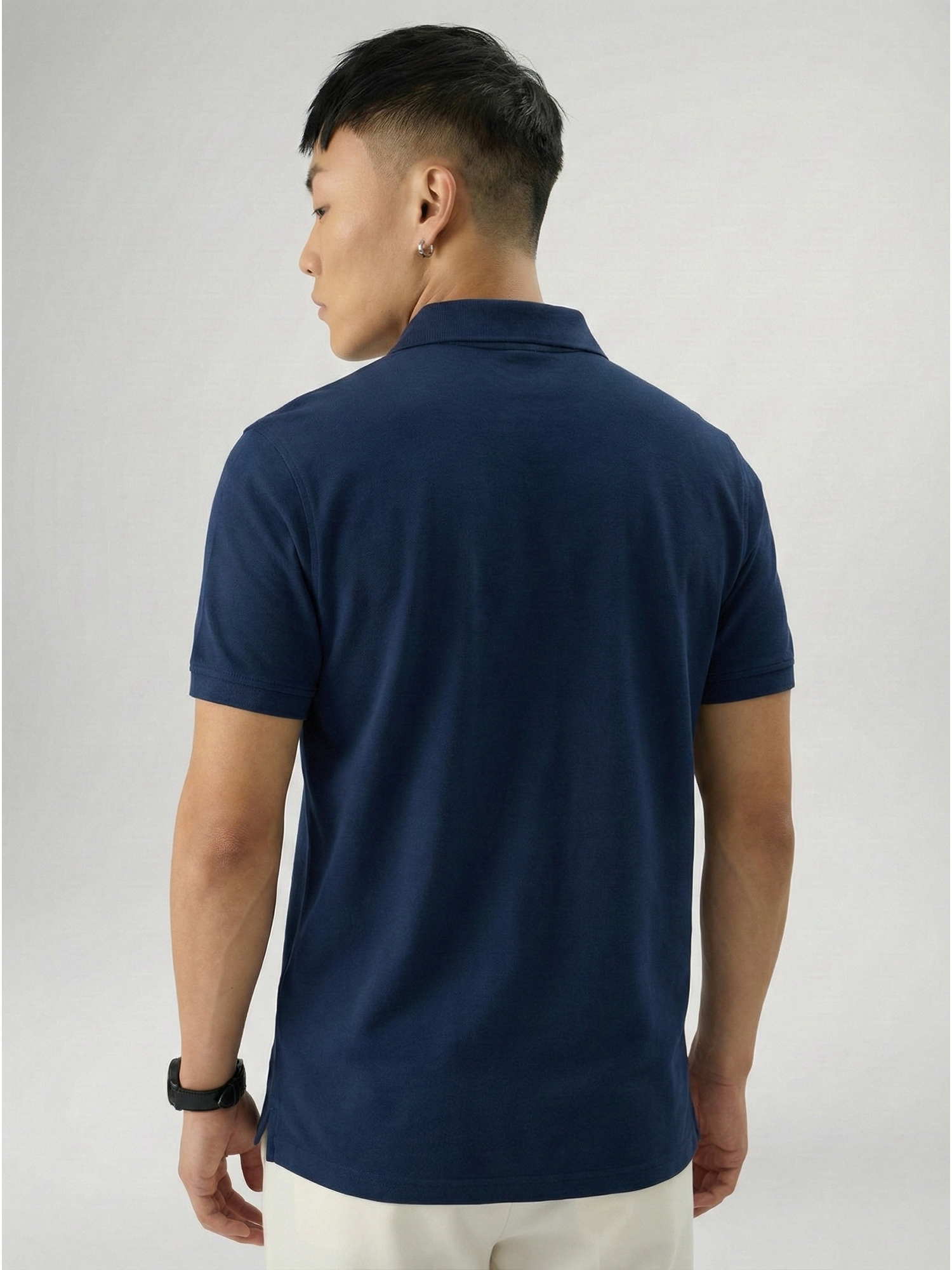 Classic Navy-Blue Unisex Polo