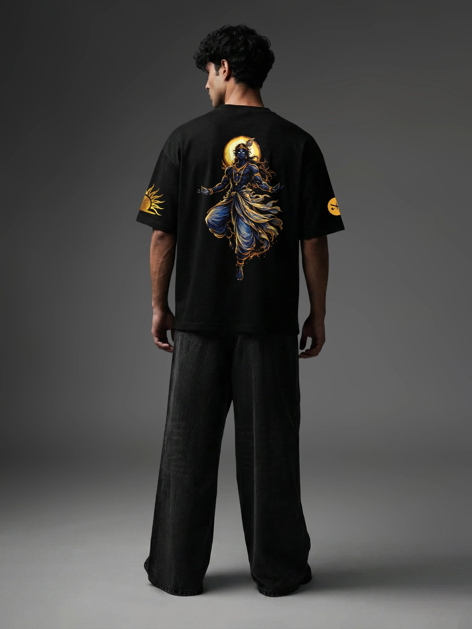 Holy Havoc Unisex Black Oversized T-Shirt