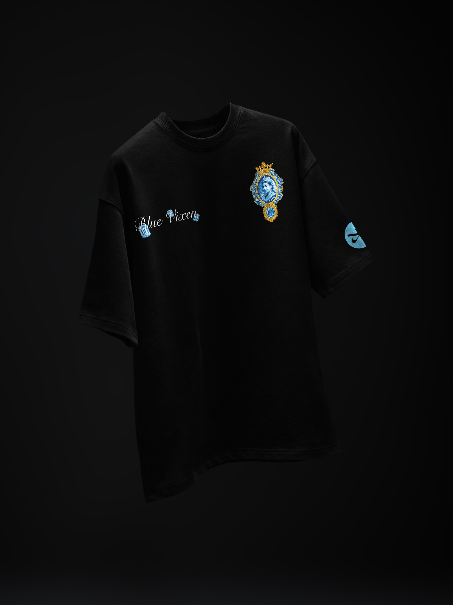 The Slay-Fire Unisex Black Oversized T-Shirt