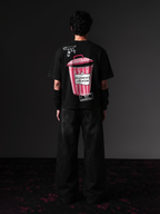 The Millennials Unisex Black Oversized T-Shirt