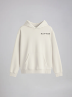 Classic Off-White Oversized Fit Fleece Hoodie