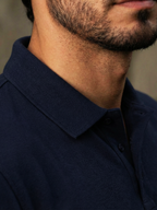 Classic Navy-Blue Unisex Polo