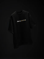 The Sunflower Theory Unisex Black Oversized T-Shirt