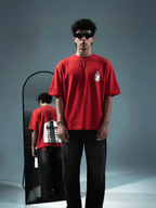 Marlboro Unisex Red Oversized T-Shirt