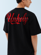 The Unholy Unisex Black Oversized T-Shirt