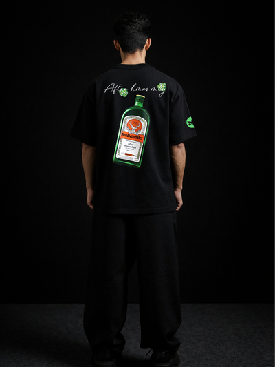 The Baddiemeister Unisex Black Oversized T-Shirt