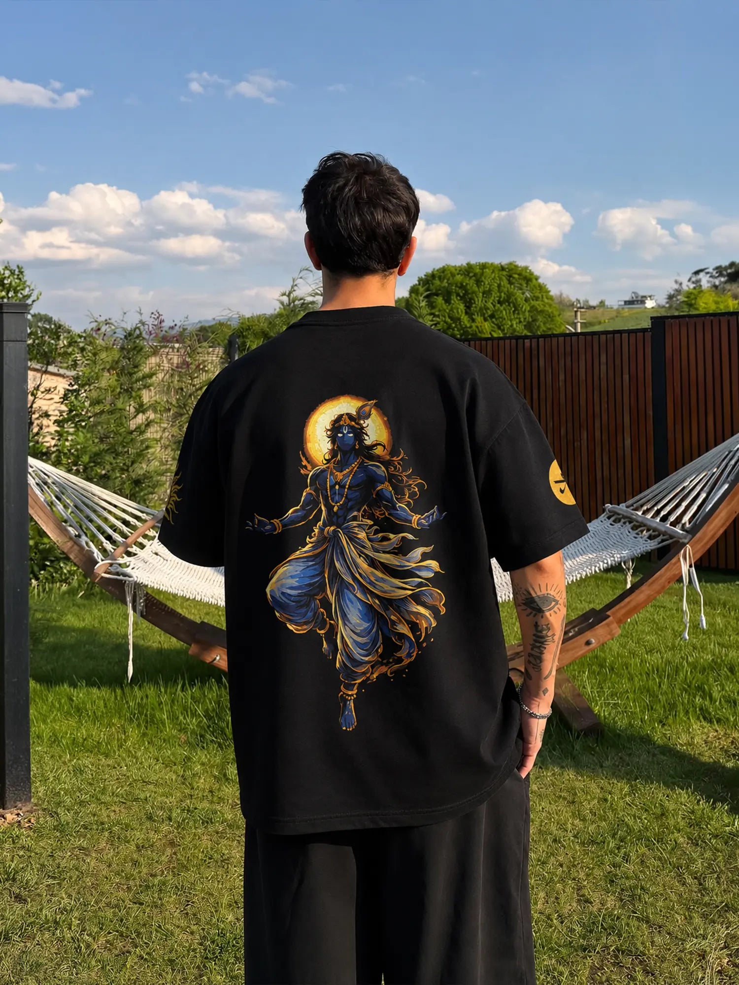 Holy Havoc Unisex Black Oversized T-Shirt