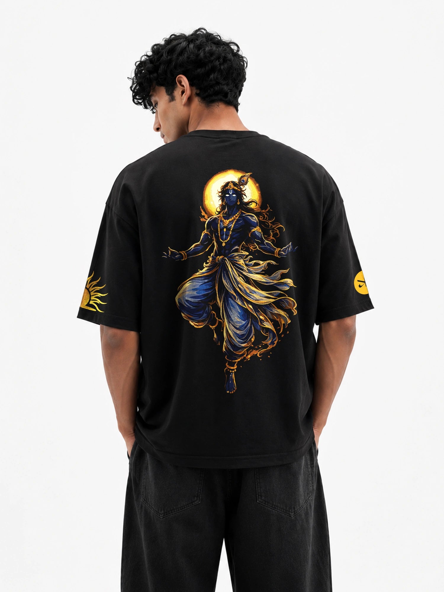 Holy Havoc Unisex Black Oversized T-Shirt