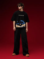 God's Plan Black Oversized T-Shirt