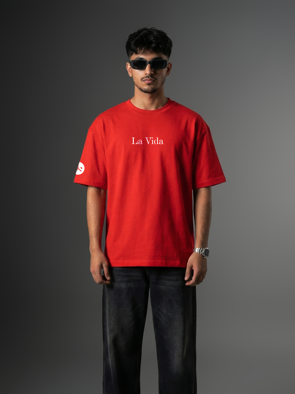 The Final Act Unisex Red Oversized T-Shirt