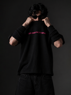 The Millennials Unisex Black Oversized T-Shirt
