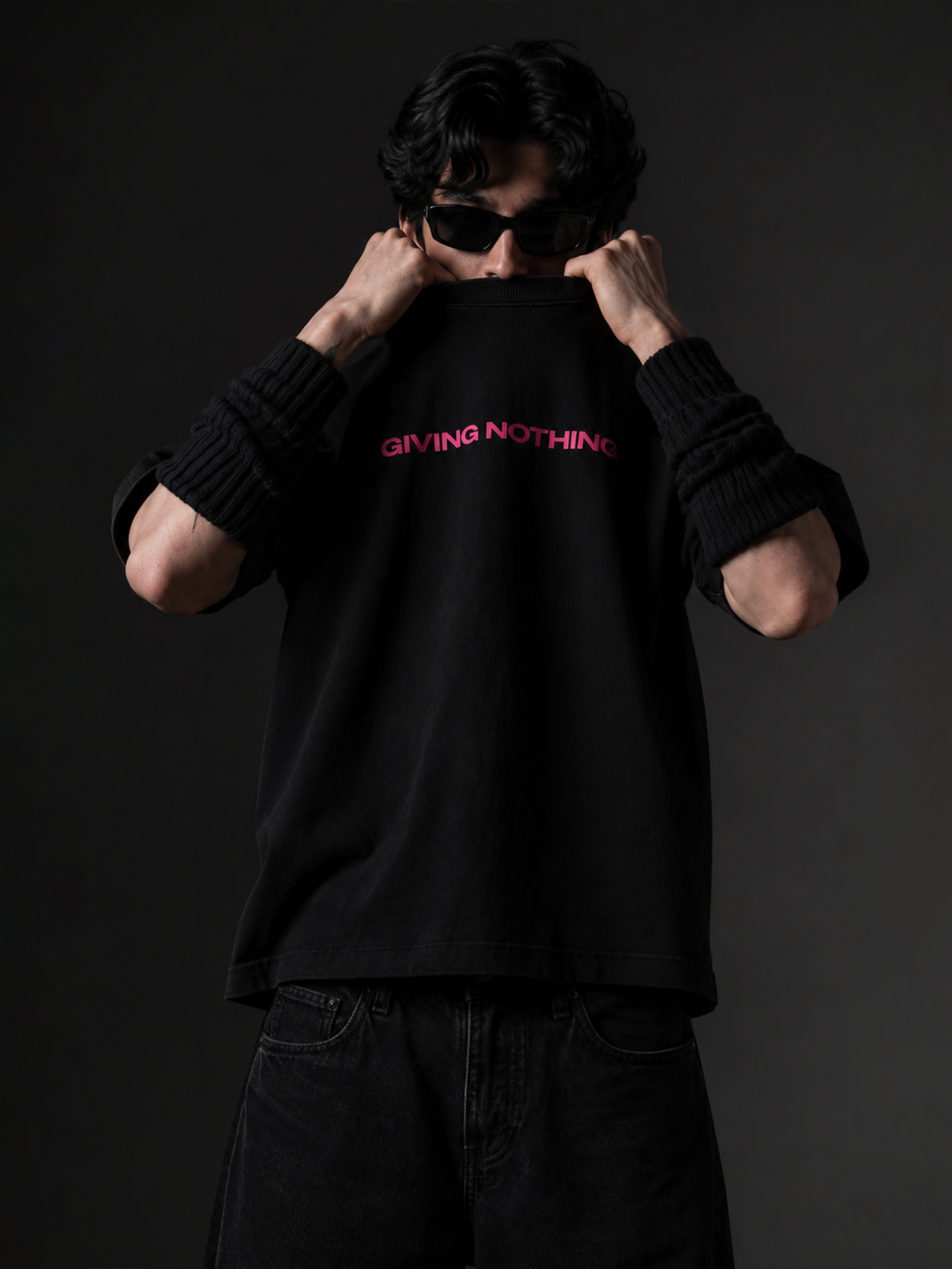 The Millennials Unisex Black Oversized T-Shirt