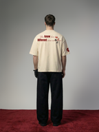 Same Clown Unisex Off-White Oversized T-Shirt