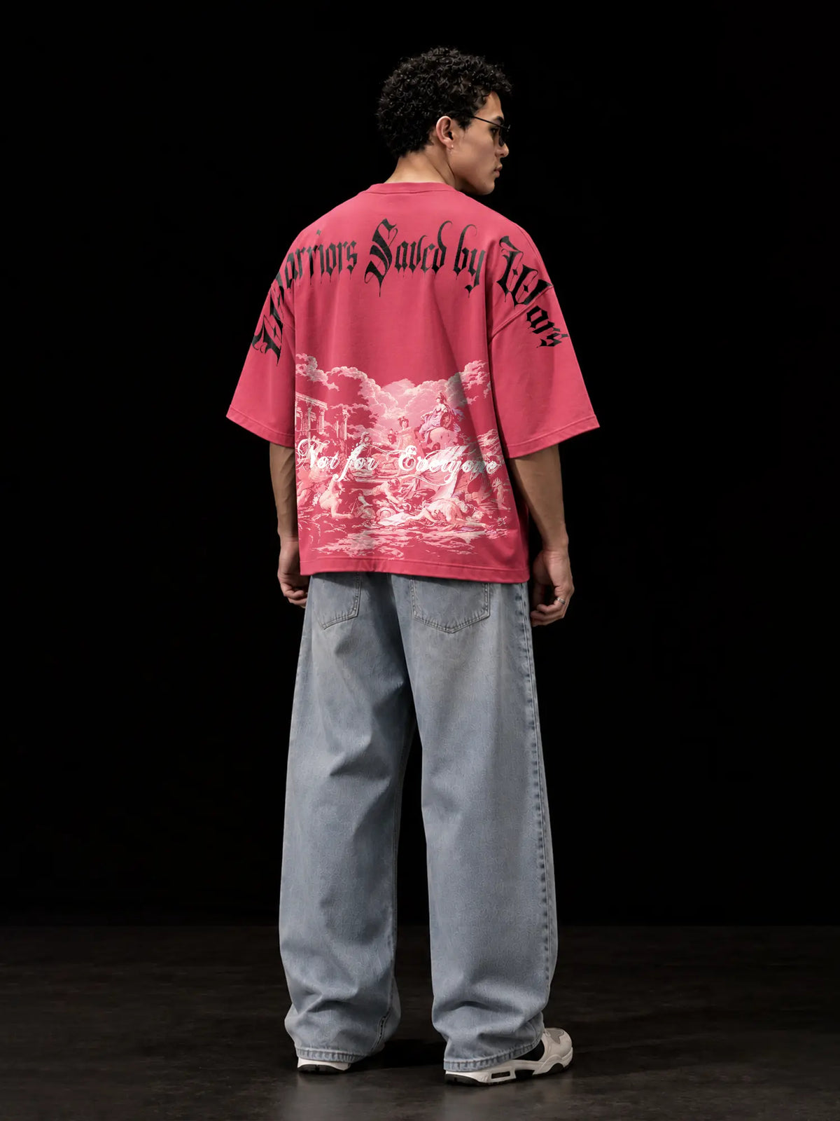 Saints Unisex Pink Oversized T-Shirt