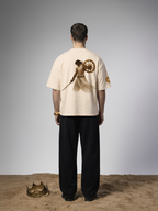 The Dharamveer Unisex Off-White Oversized T-Shirt