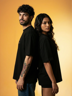 The Ritual Unisex Black Oversized T-Shirt