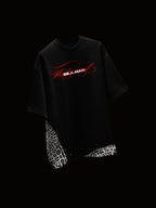 Untamed Unisex Black Oversized T-Shirt