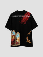 Arabic Thirst Unisex Black Oversized T-Shirt