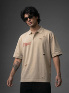 Havvok Signature Beige Unisex Polo