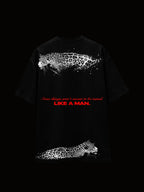 Untamed Unisex Black Oversized T-Shirt